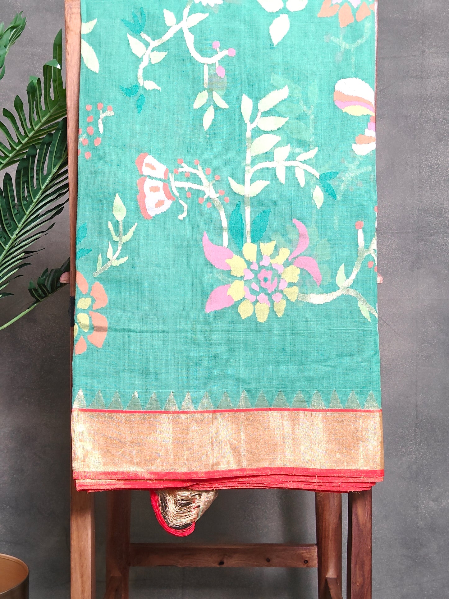 Khadi Jamdhani Allover Saree