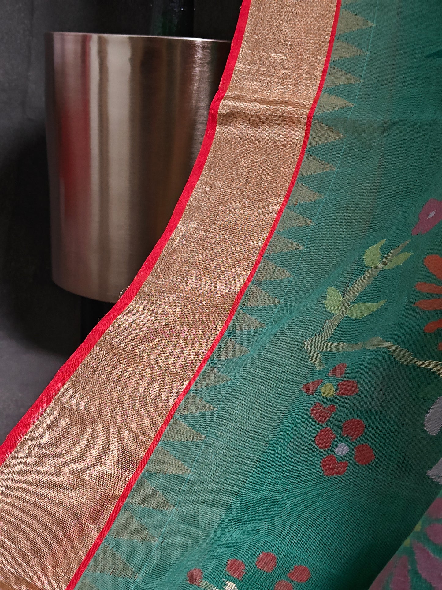 Khadi Jamdhani Allover Saree