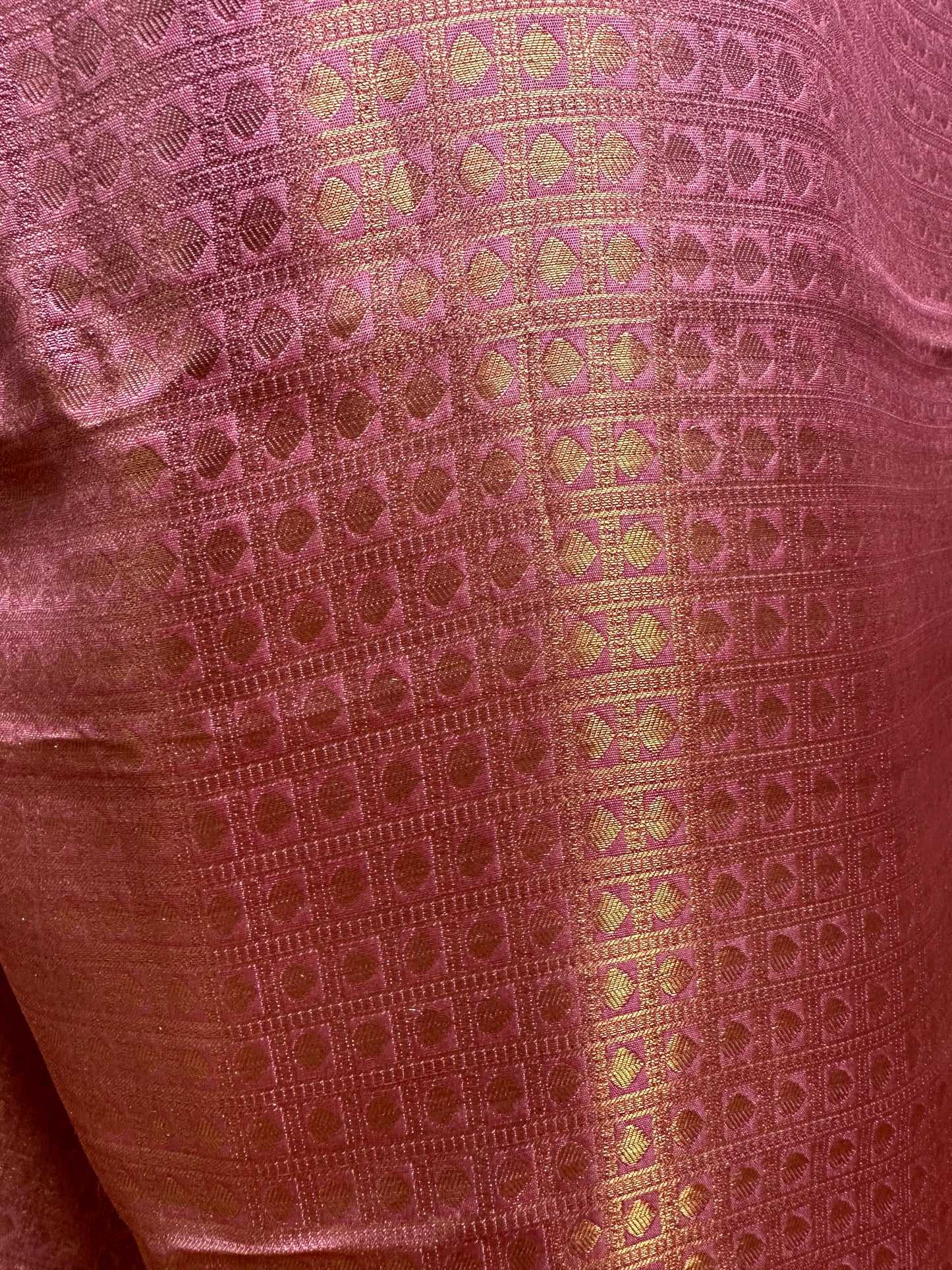 Pink Digital Print Pure Kanchi Silk Saree