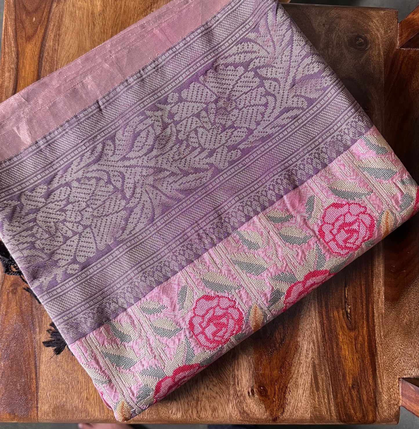 Pure Kanjeevaram Embroidery Handloom Saree