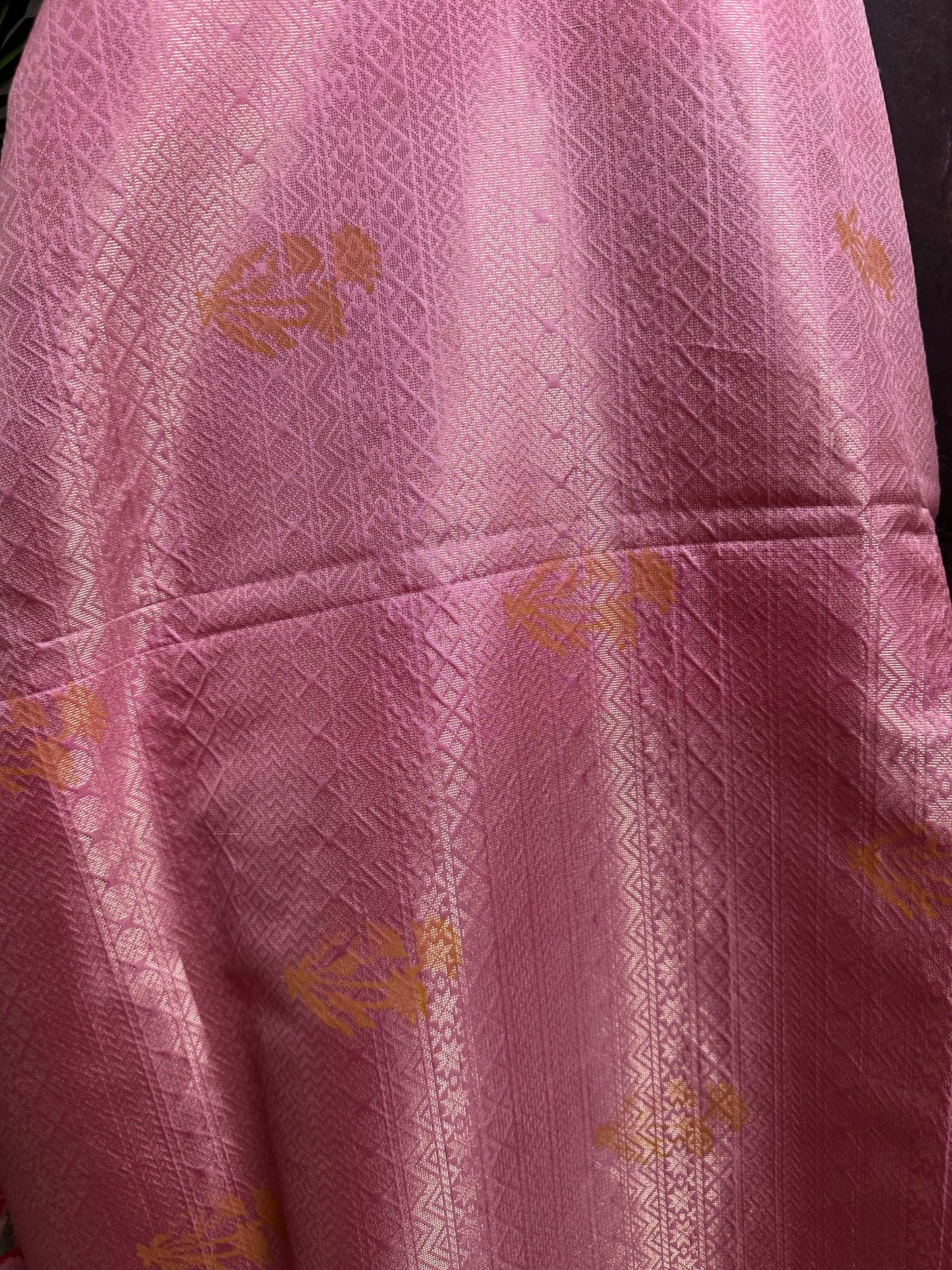 Pure Kanjeevaram Embroidery Handloom Saree